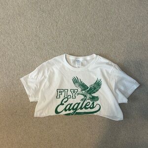 White and Green Fly Eagles T-Shirt
